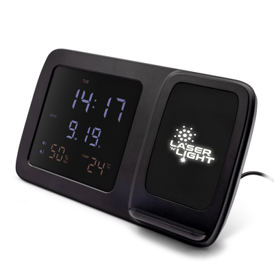 Wireless charger 5W-15W Exclusive Collection, multifunctional digital clock | Isha