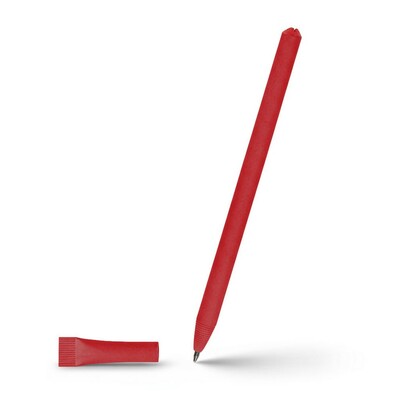 Rolled paper ball pen with cap | Debra