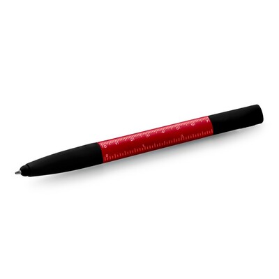Multifunctional tool, ball pen, screen cleaner, ruler, phone stand, touch pen, screwdrivers