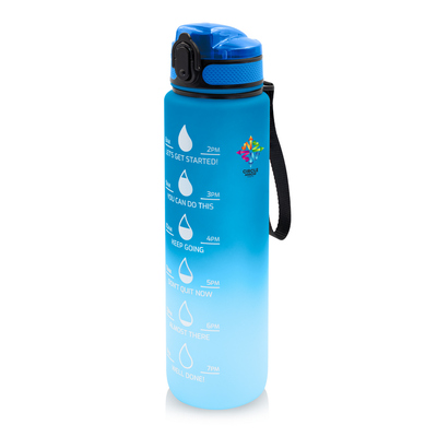 Motivational bottle 1000 ml Air Gifts | Kayleigh
