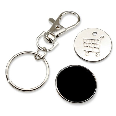 Keyring with shopping cart coin | Lill