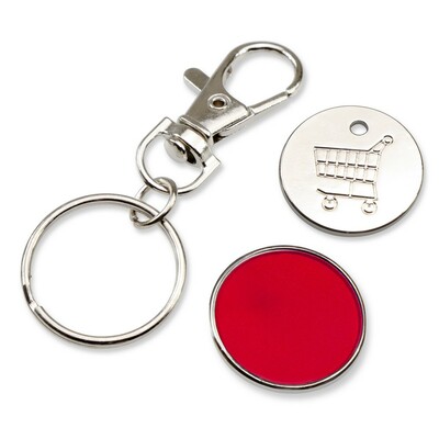 Keyring with shopping cart coin | Lill
