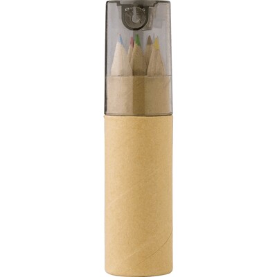 Colour pencil set, pencil sharpener