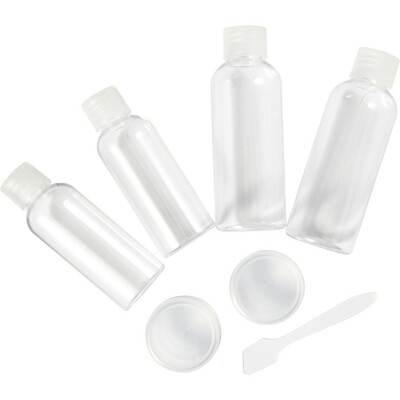 Travel set, containers