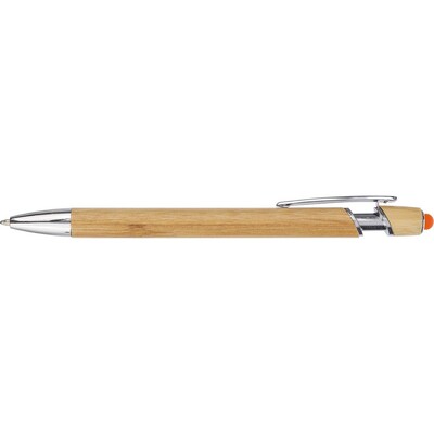 Bamboo ball pen, touch pen