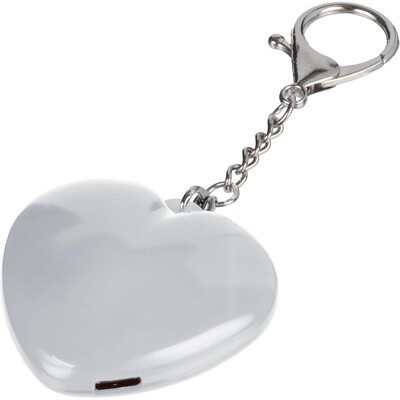 Heart-shaped keyring, LED lamp